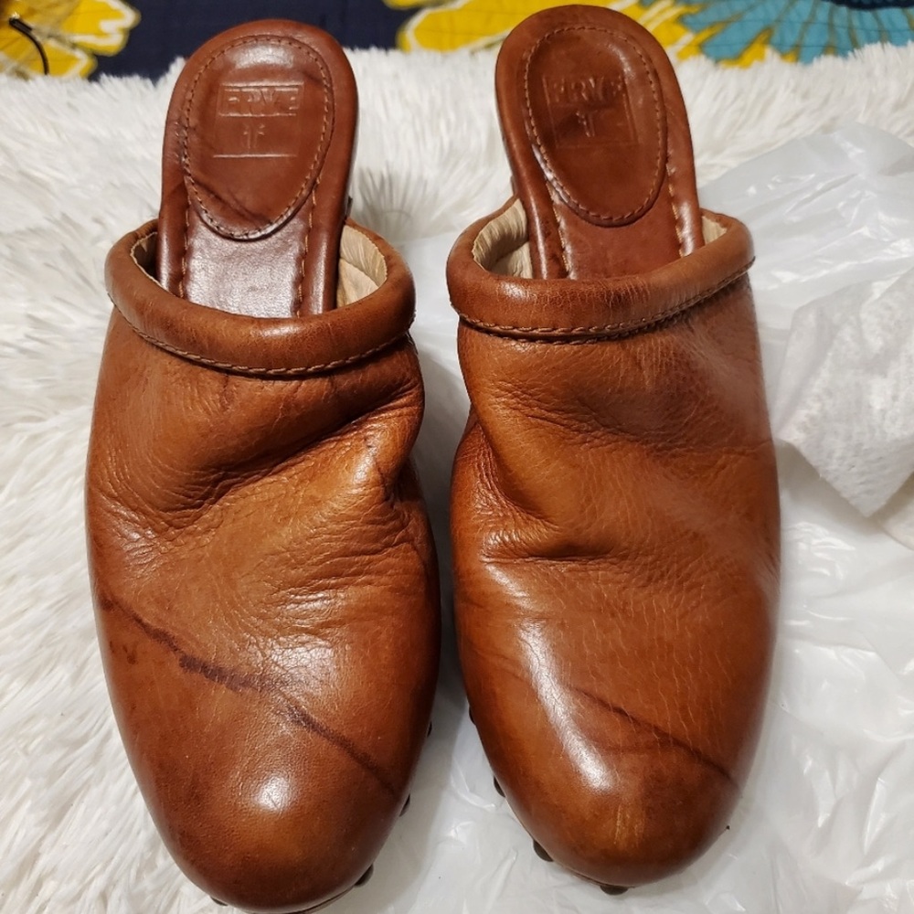 Frye Campus Leather Clogs
